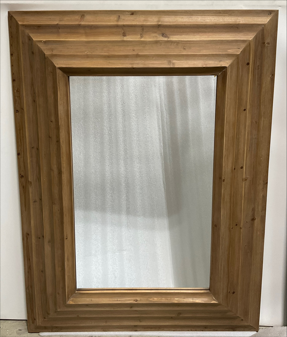 Step Down Rectangular Mirror Natural