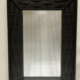 Wood Weave Wall Mirror Black