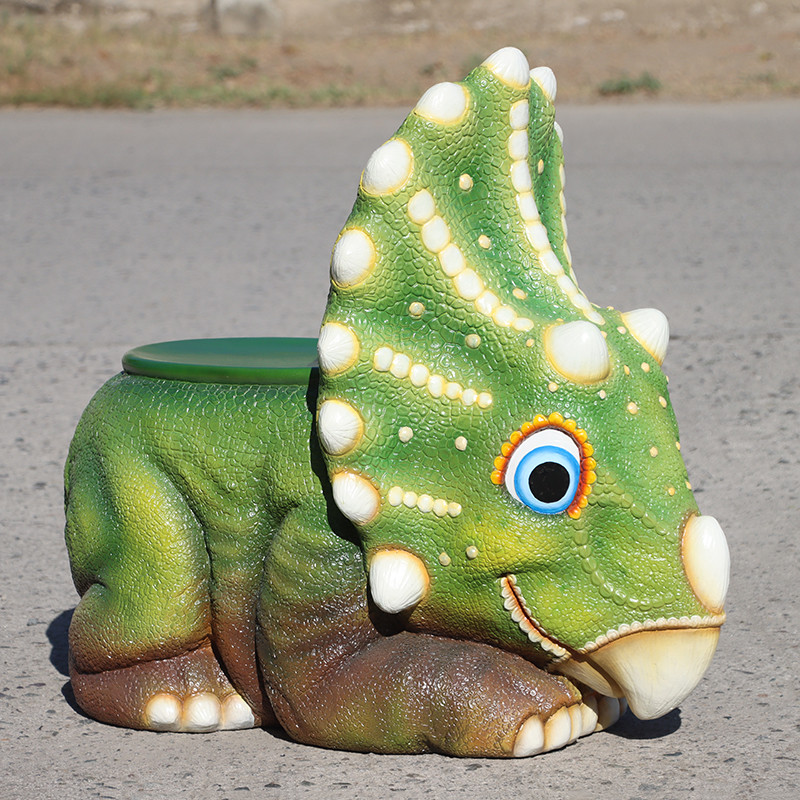 Baby Triceratops Chair Room Scene