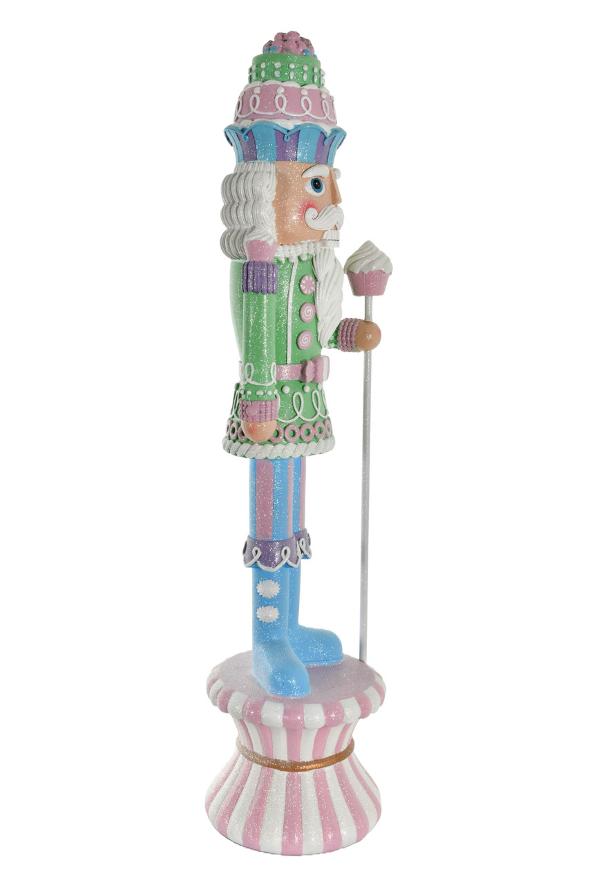 47H Pastel Cupcake Nutcracker Close Up Image