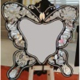 Black Butterfly Mirror 39.50W x .5"D x 39.5"H
