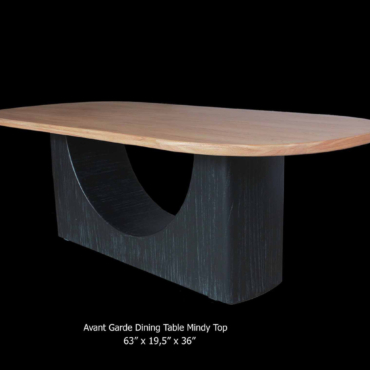 Avant Garde Teak Dining Table Room Scene