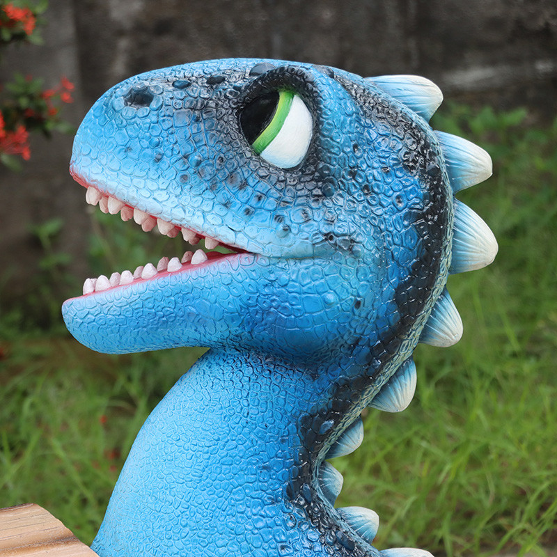 Blue Dinosaur Buddies Bench Room Scene