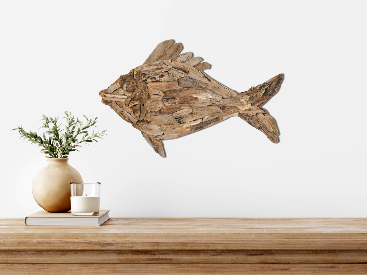 Natural Wood Fish Room Scene