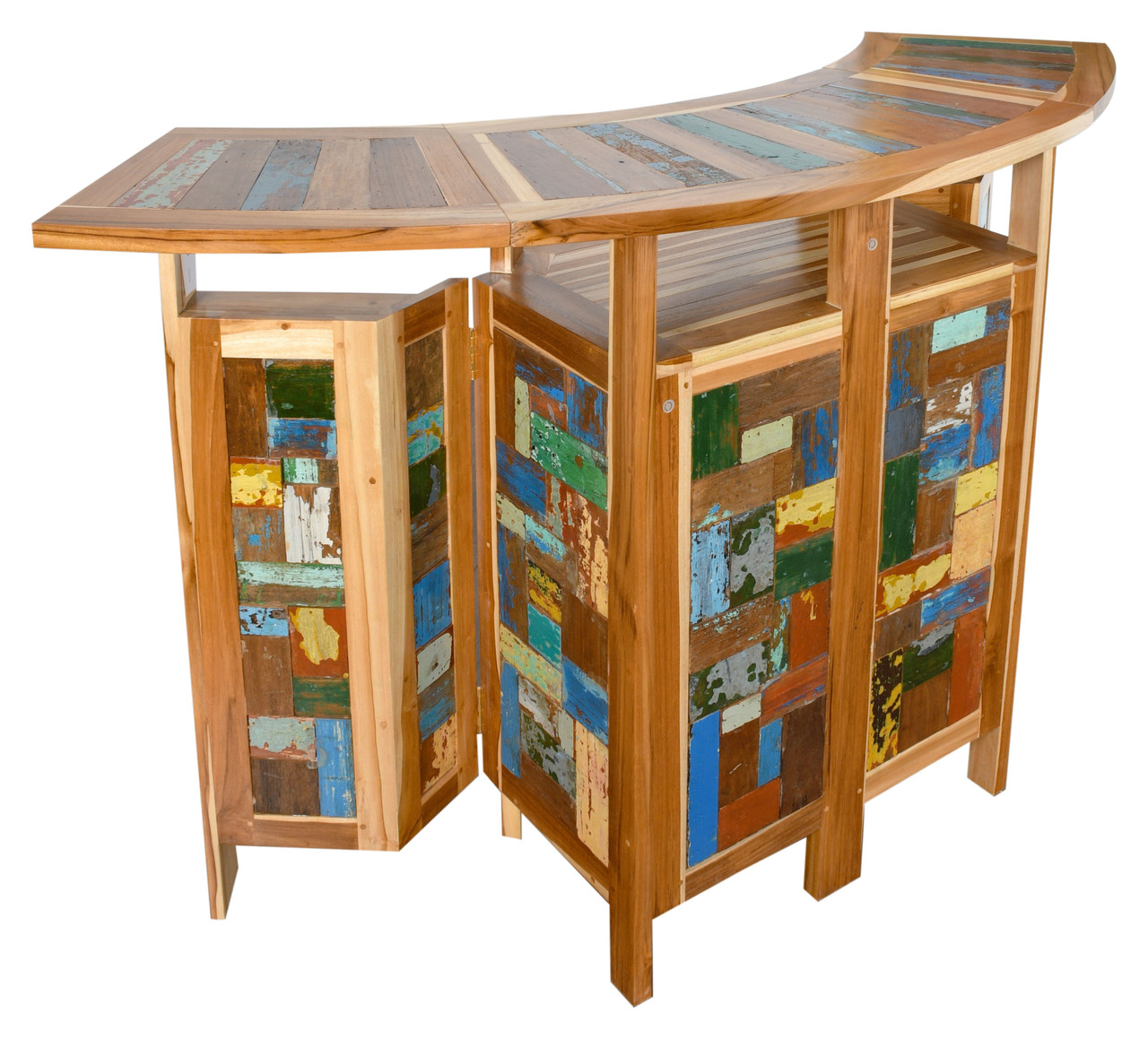 Teak Boat Bar Table