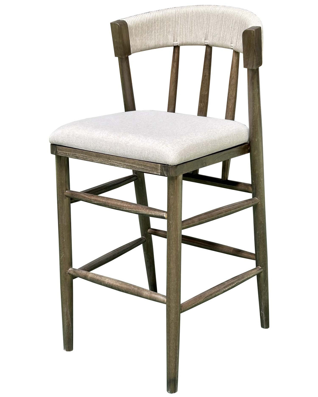 Alto Back Barstool Brown Room Scene