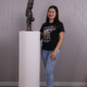 Handstand Sculpture on Pedestal