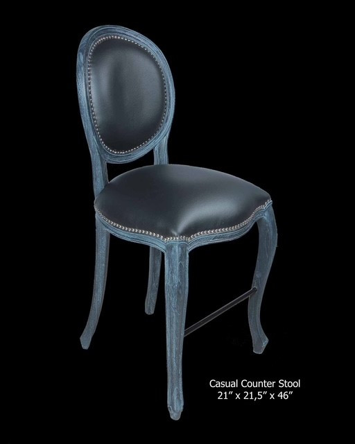 Charcoal Casual Counter Stool Room Scene