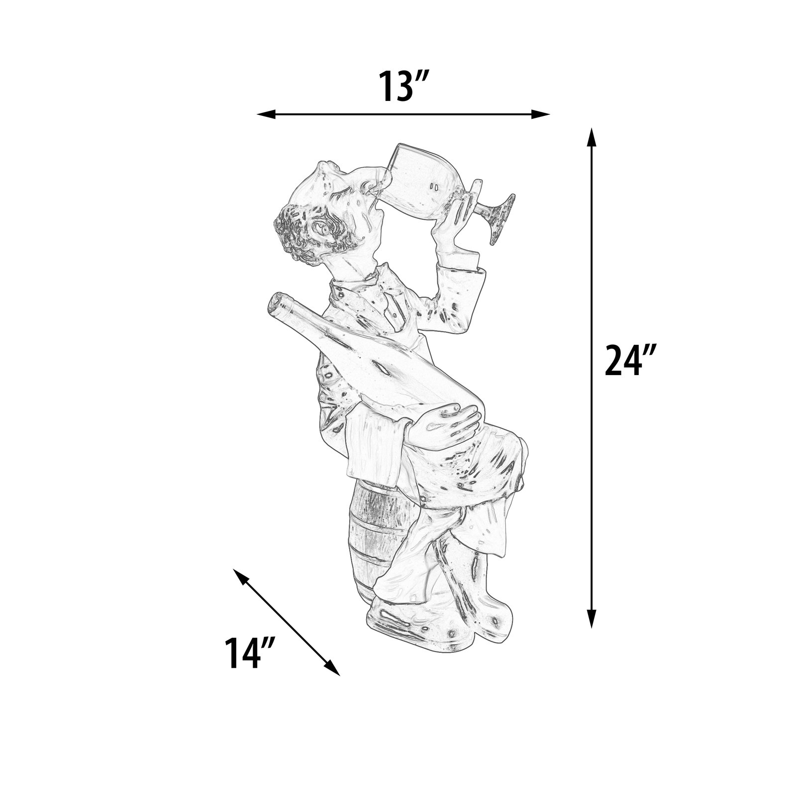 Sitting Connoisseur on Barrel - Image 5