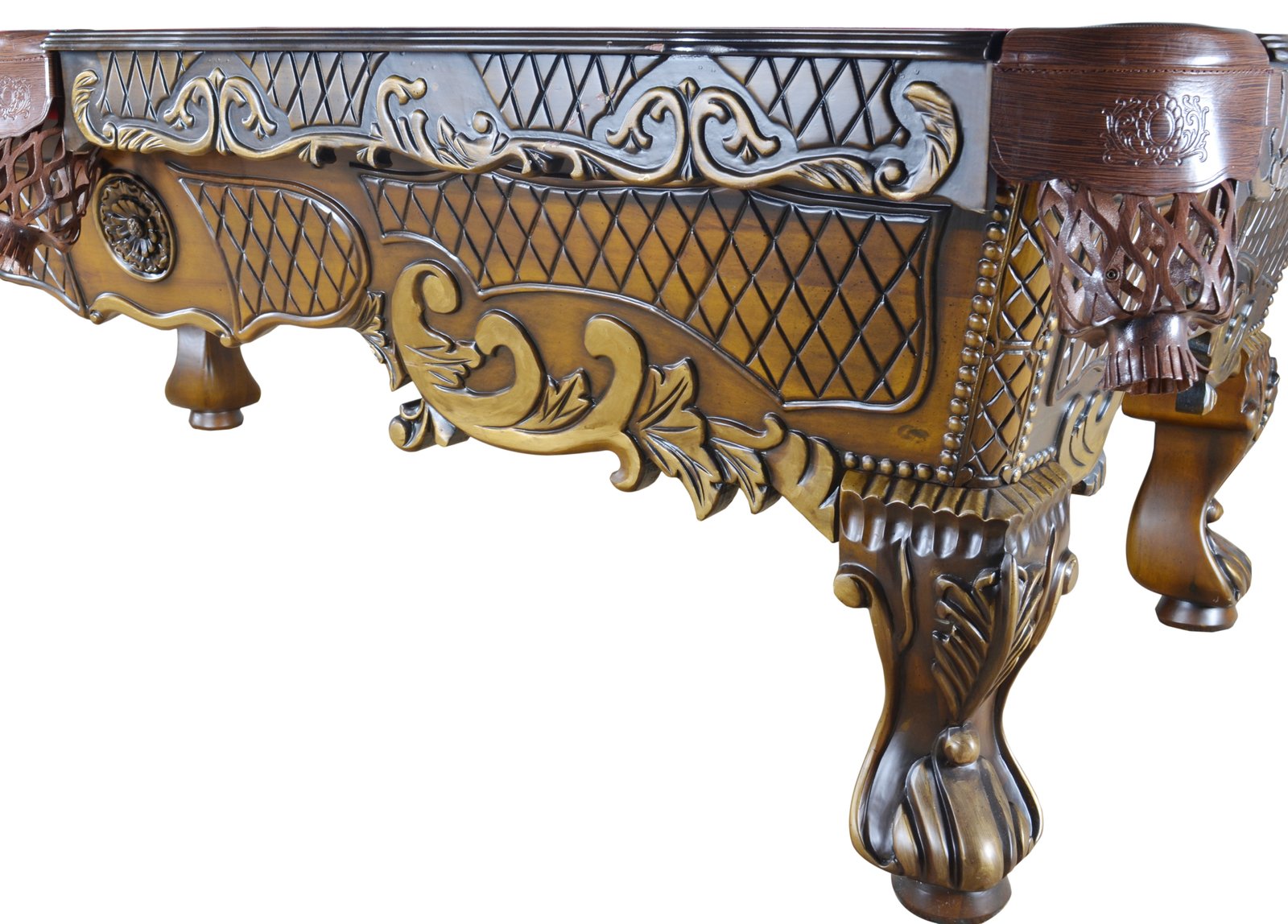 Victorian Carved Pool Table Professional Size L (KIT) - Image 3