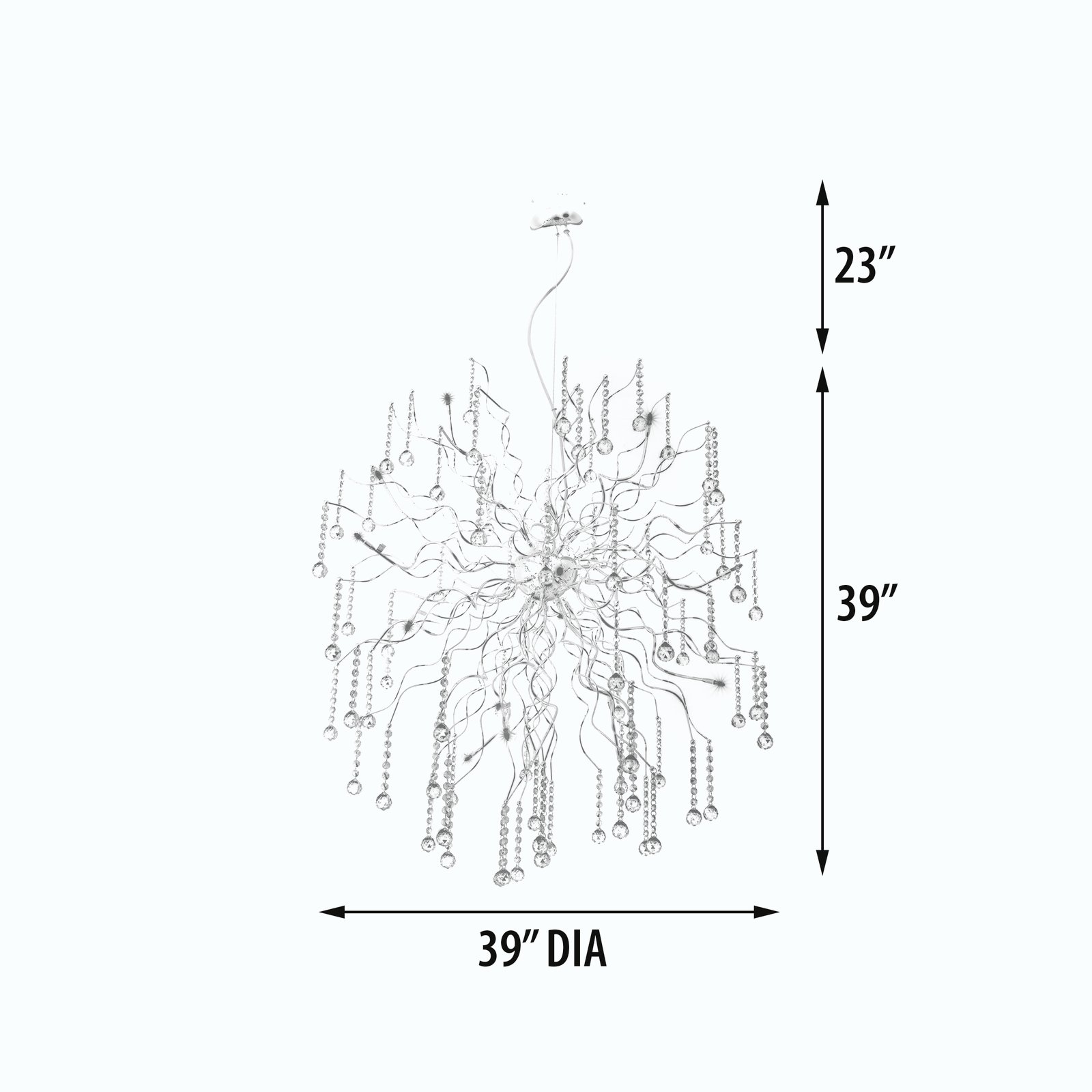 Crystal Aura Chandelier - Image 5