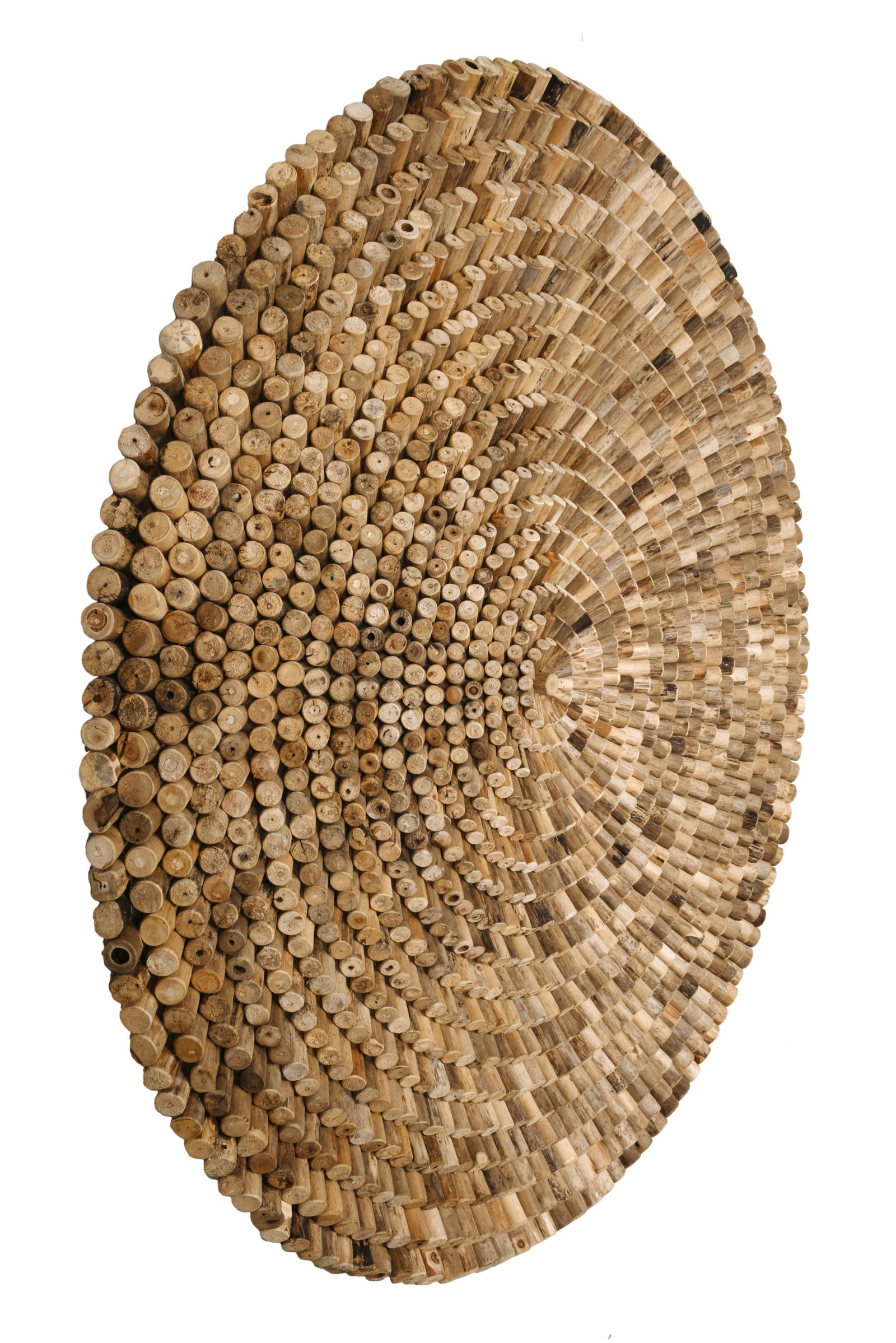Wood Wall Art Round 60 Inch Diameter - Image 3