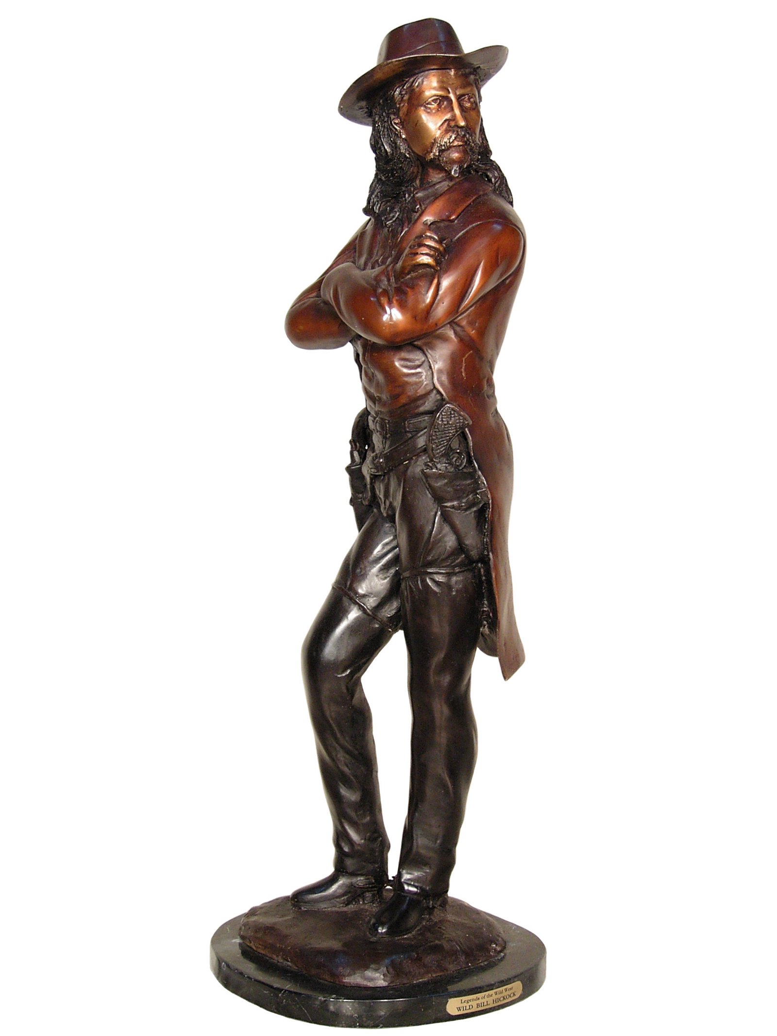 Wild Bill Hickok on Marble Base
