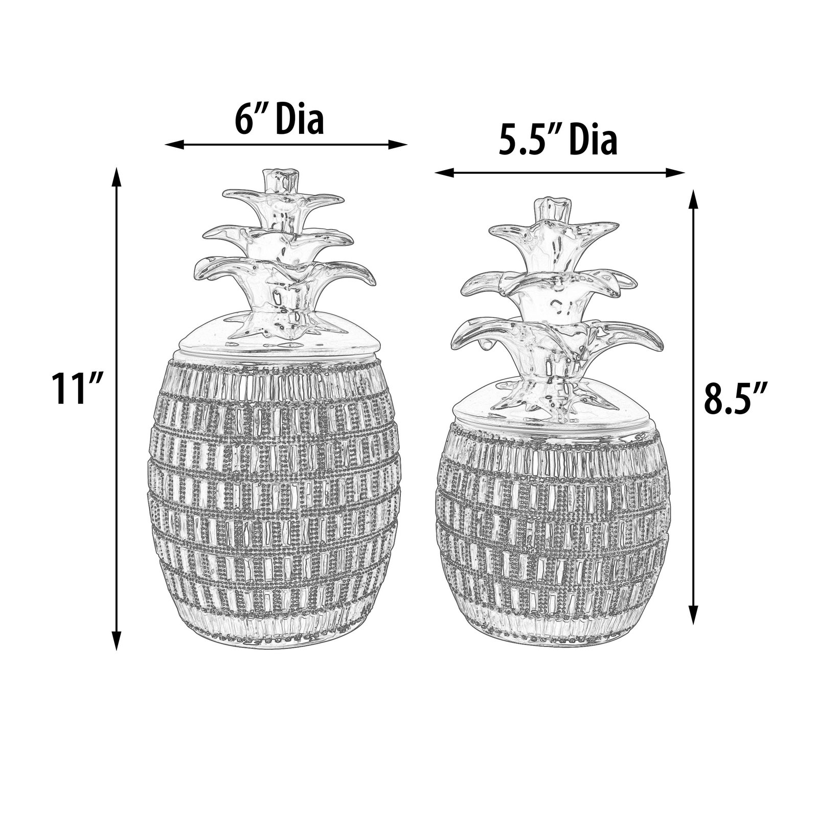 Empress Keepsake Cannister Set of 2 - Image 5