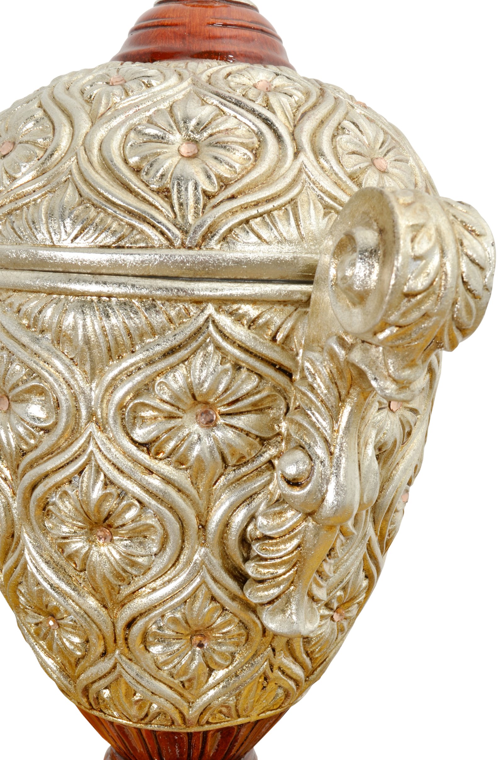 Valencia Stately Lidded Urn 23 Inches Tall - Image 4