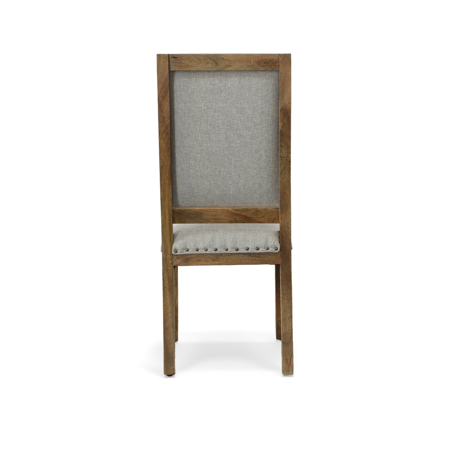 Chair Dining Solid Wood in Neutral Linen - Image 3
