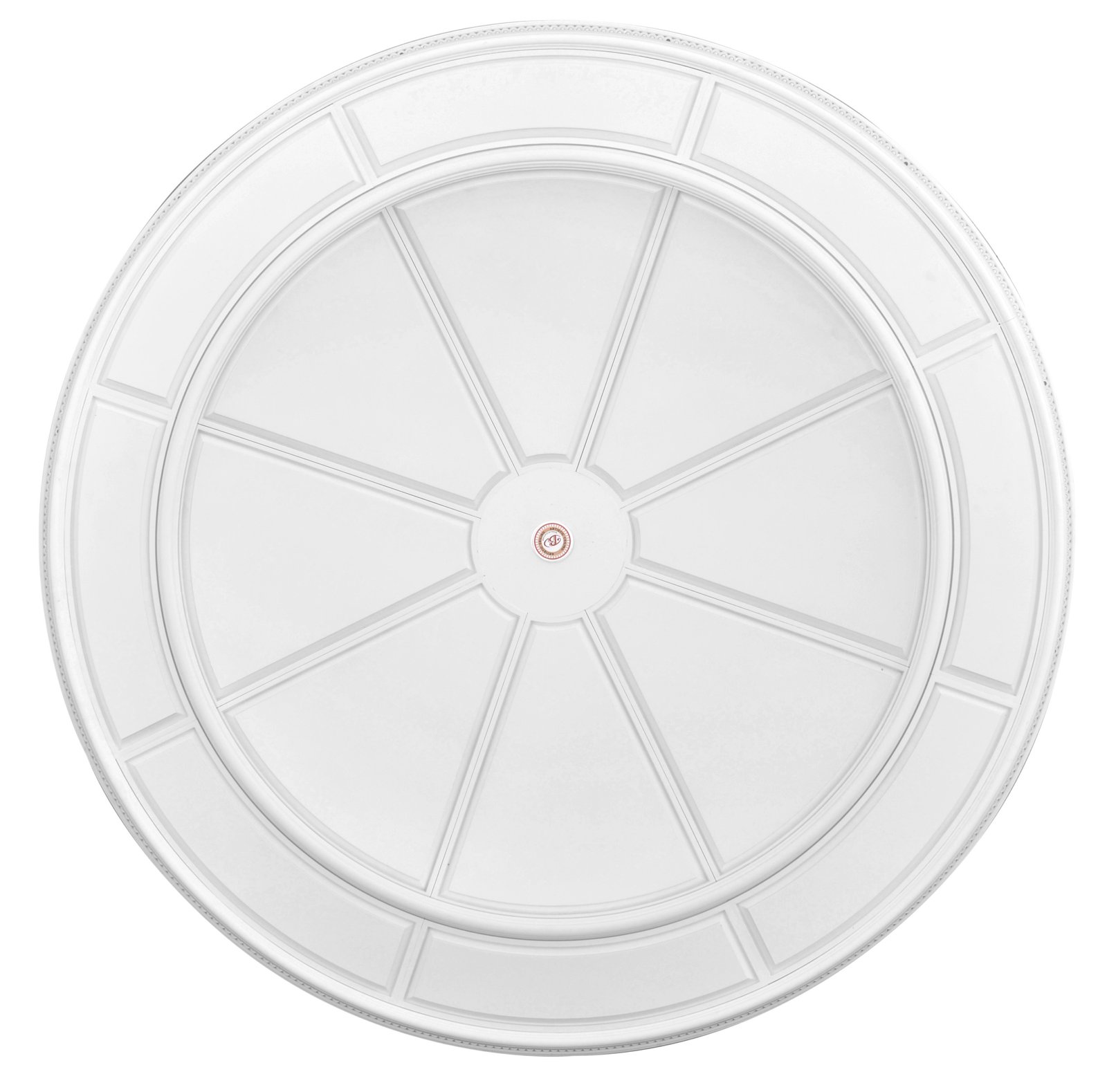 71.5" White Large Round Chandelier Ceiling Medallion DIY Lighting Wall Decor - Image 2