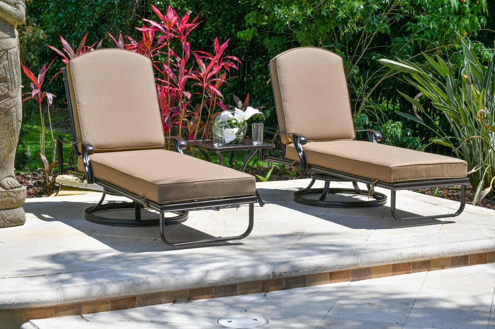 Savannah Swivel Chaise Lounge Set Of 3 - Image 2