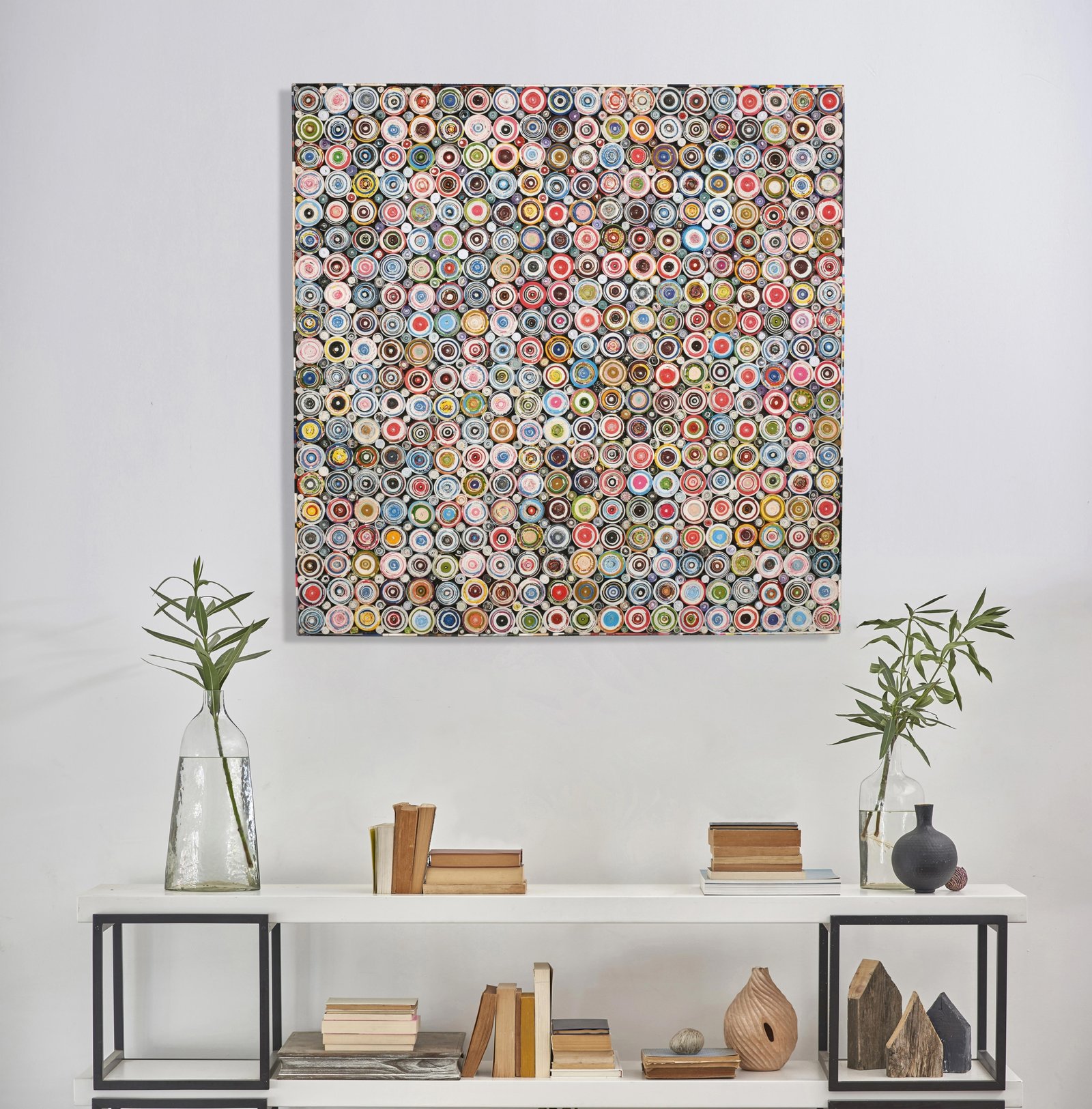 Quilled Coiled Wall Art 40 X 40 Inches - Image 2