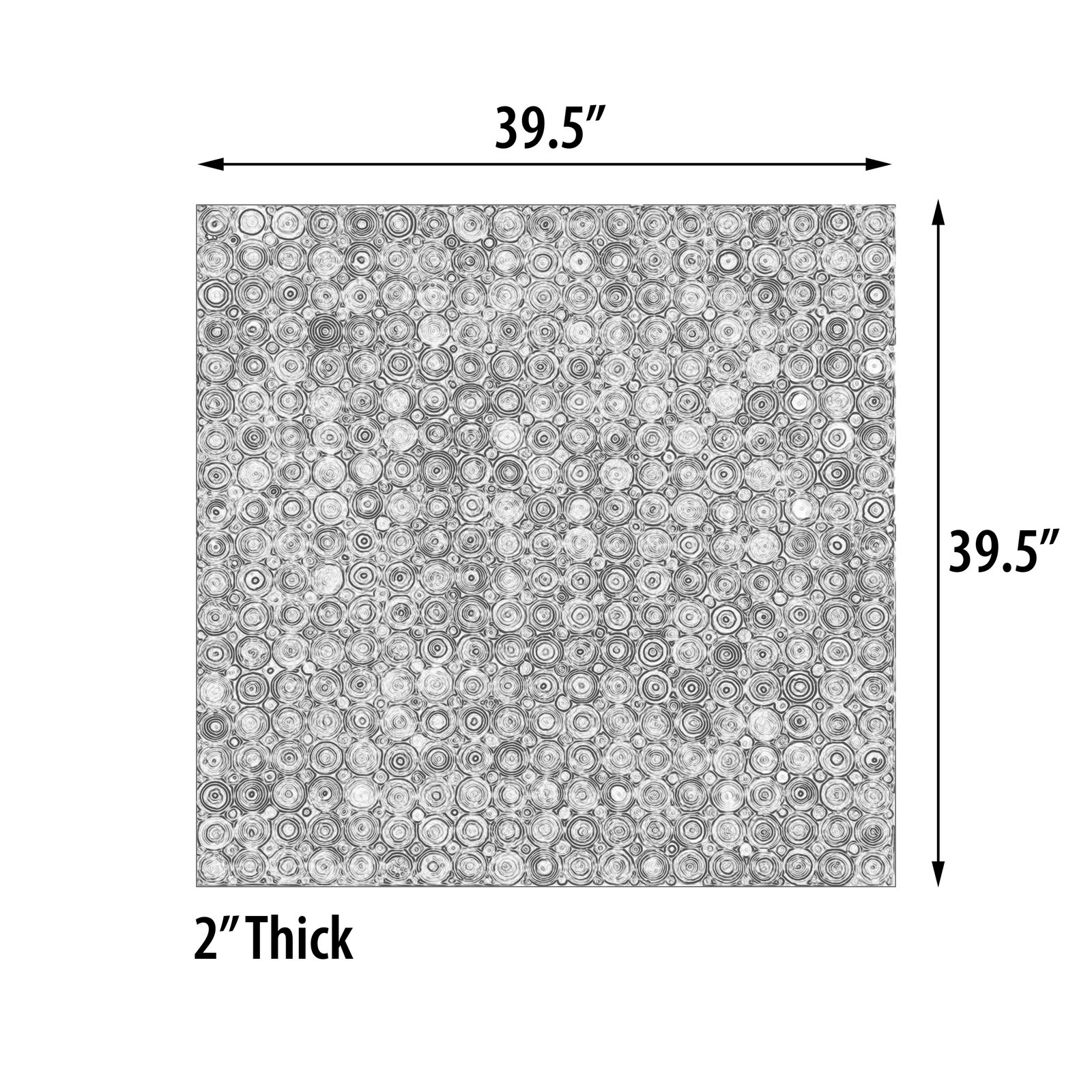 Quilled Coiled Wall Art 40 X 40 Inches - Image 5