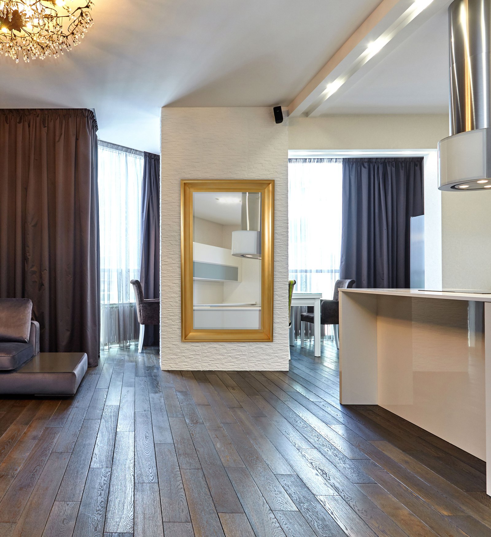 Sterling Wall Leaner Mirror Gold 48W x 84H - Image 2