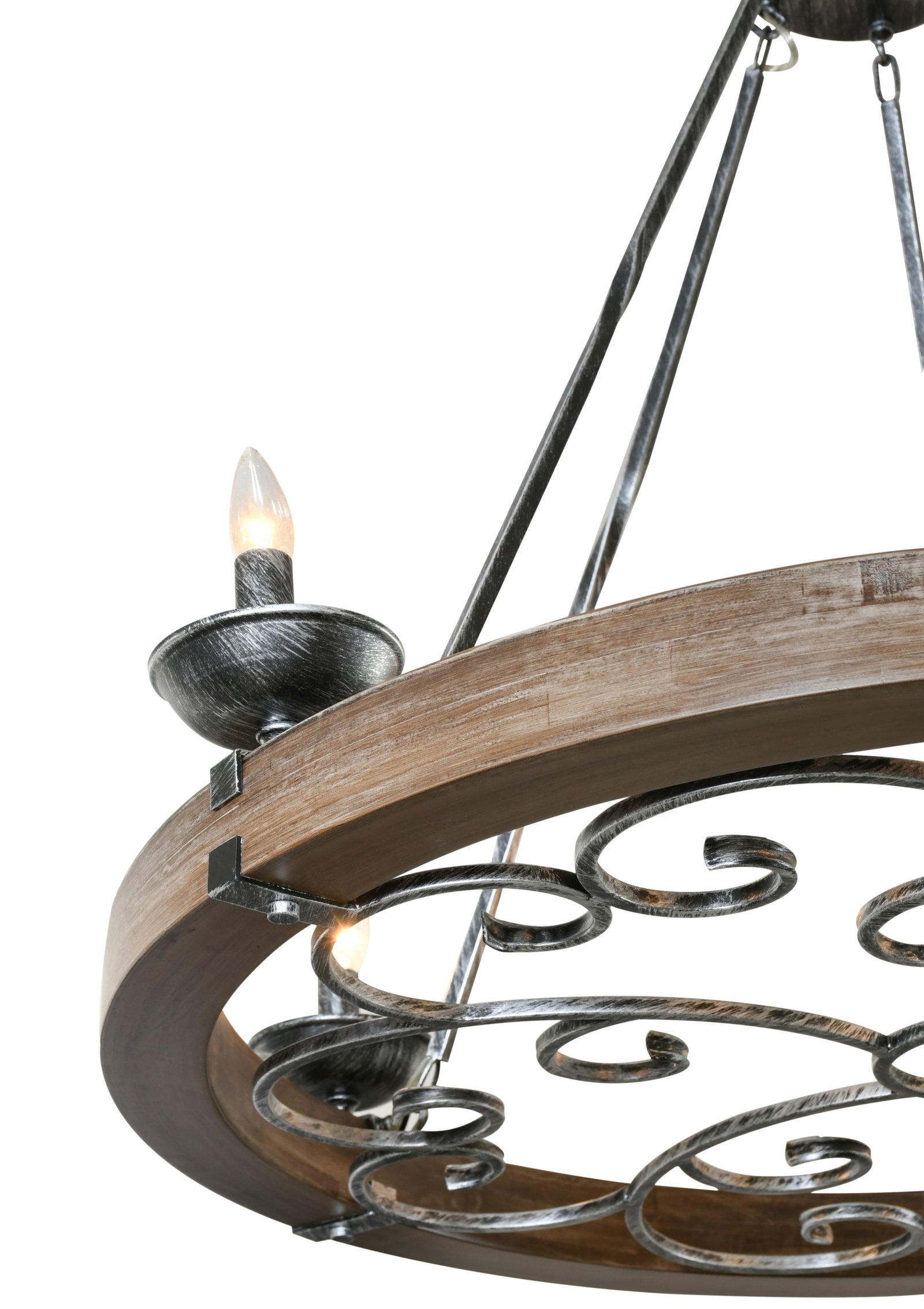 Ridge Line 38" Chandelier - Image 4