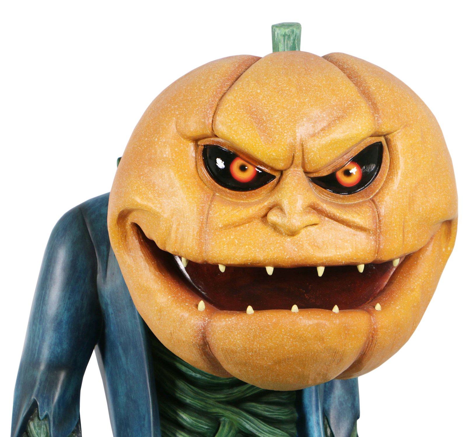 Scary Pumpkin Man with Candy Holder - Image 4
