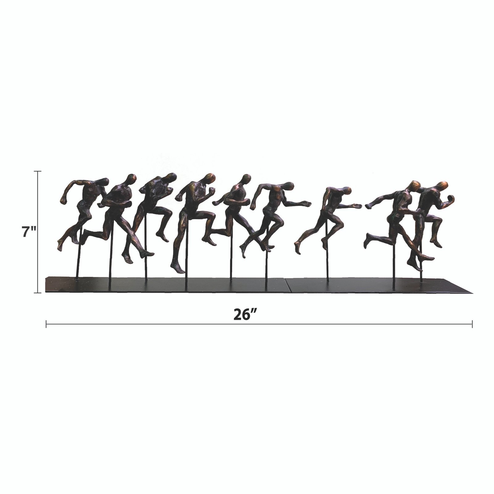 Running Men on Metal Stand Set of 2 - Image 5