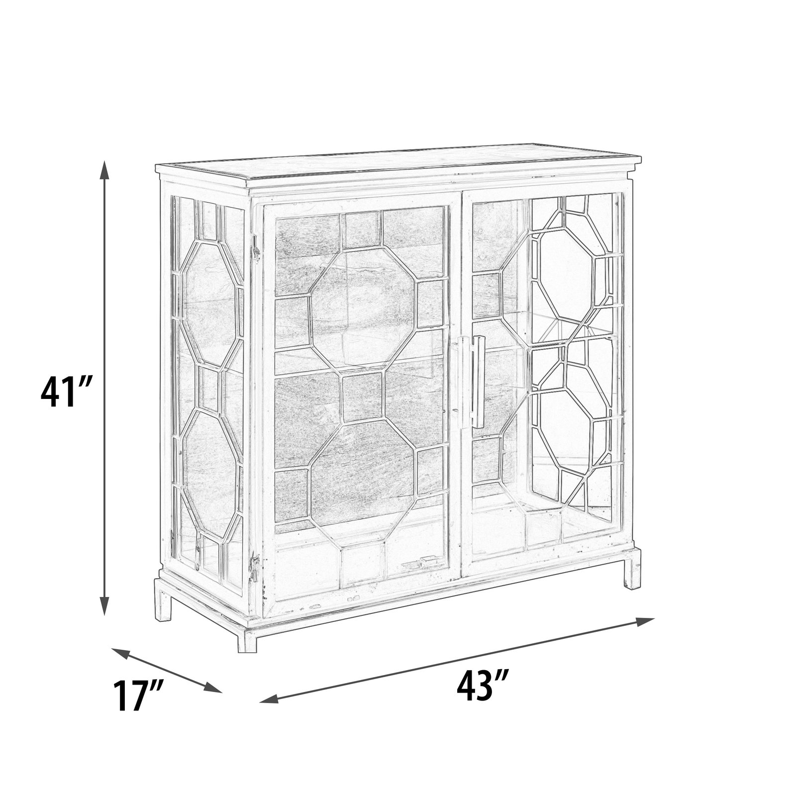 Makali 2 Door Cabinet - Image 5