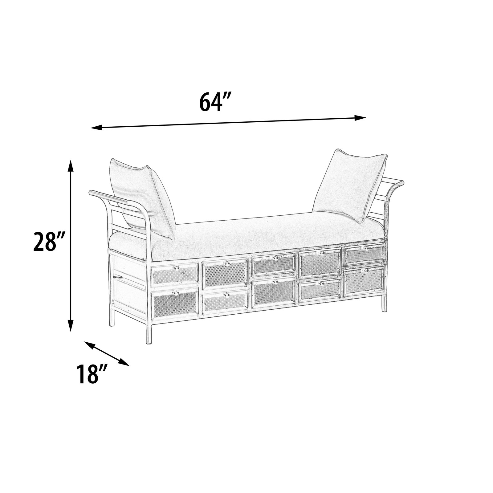 Banning Storage Bench - Image 5