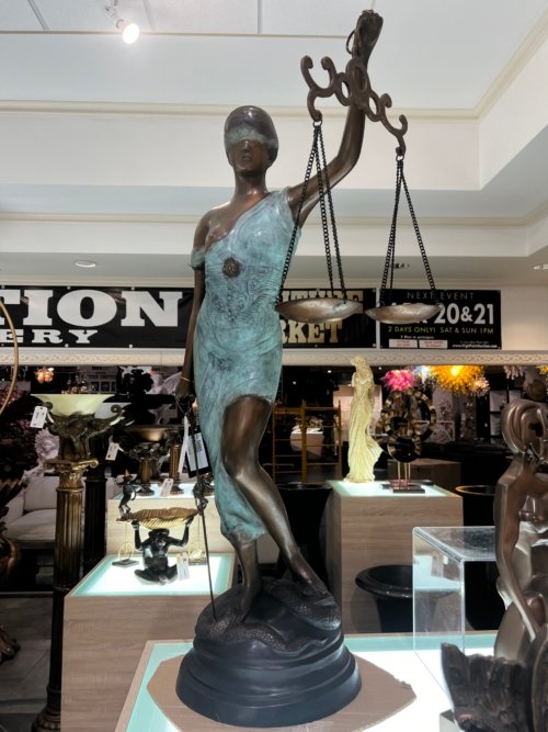 Blind Justice Bronze 48in