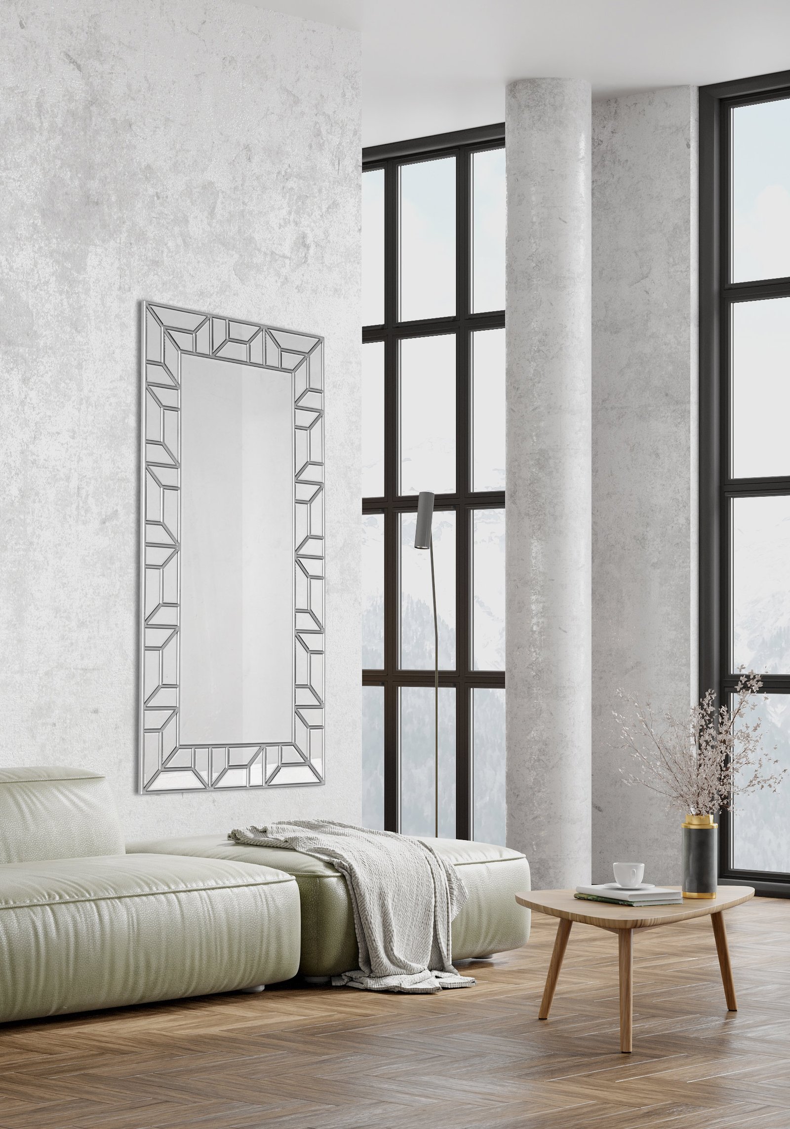 Deco Leaning Wall Mirror 31W x 71H - Image 2