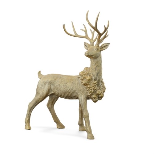 40in Christmas Reindeer with Garland