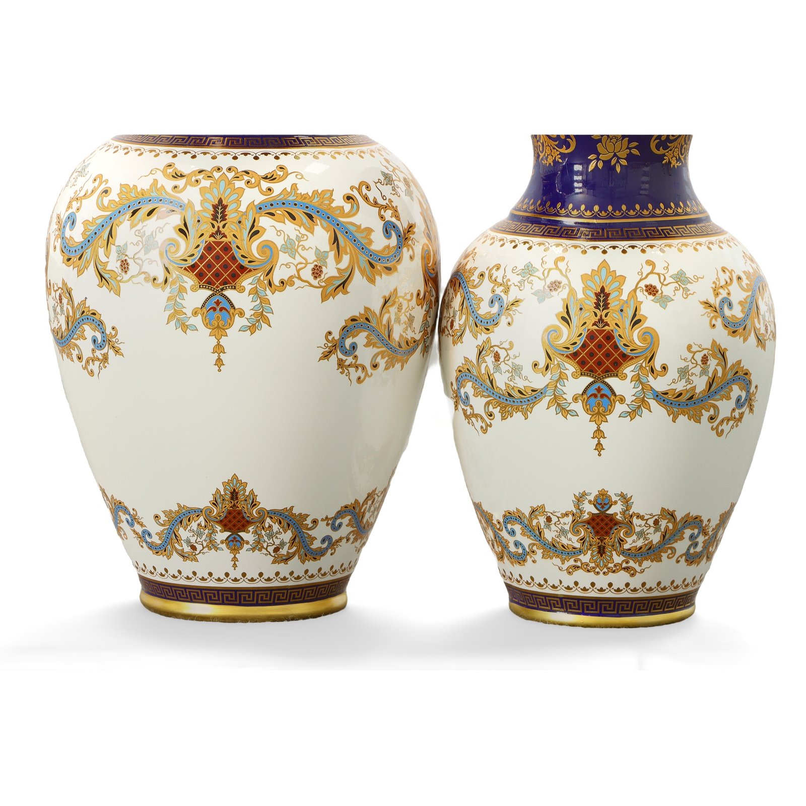 Royal Porcelain Vases Set of 2 - Image 4