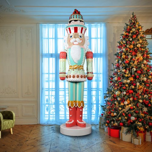 Candy Cake Christmas Nutcracker 9FT Holiday Prop Decoration