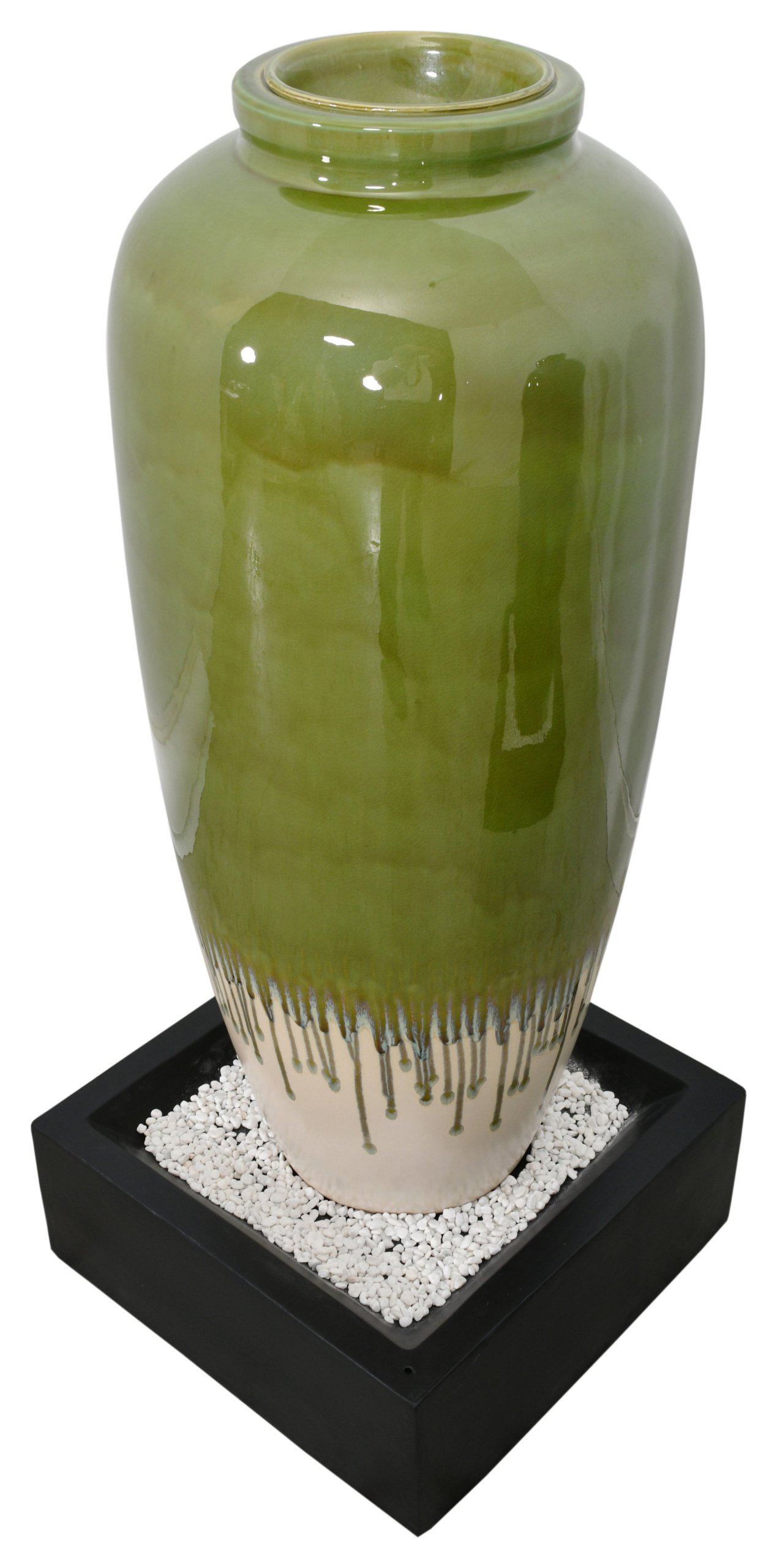 Bubbling Outdoor Garden Vase Fountain 45 inches