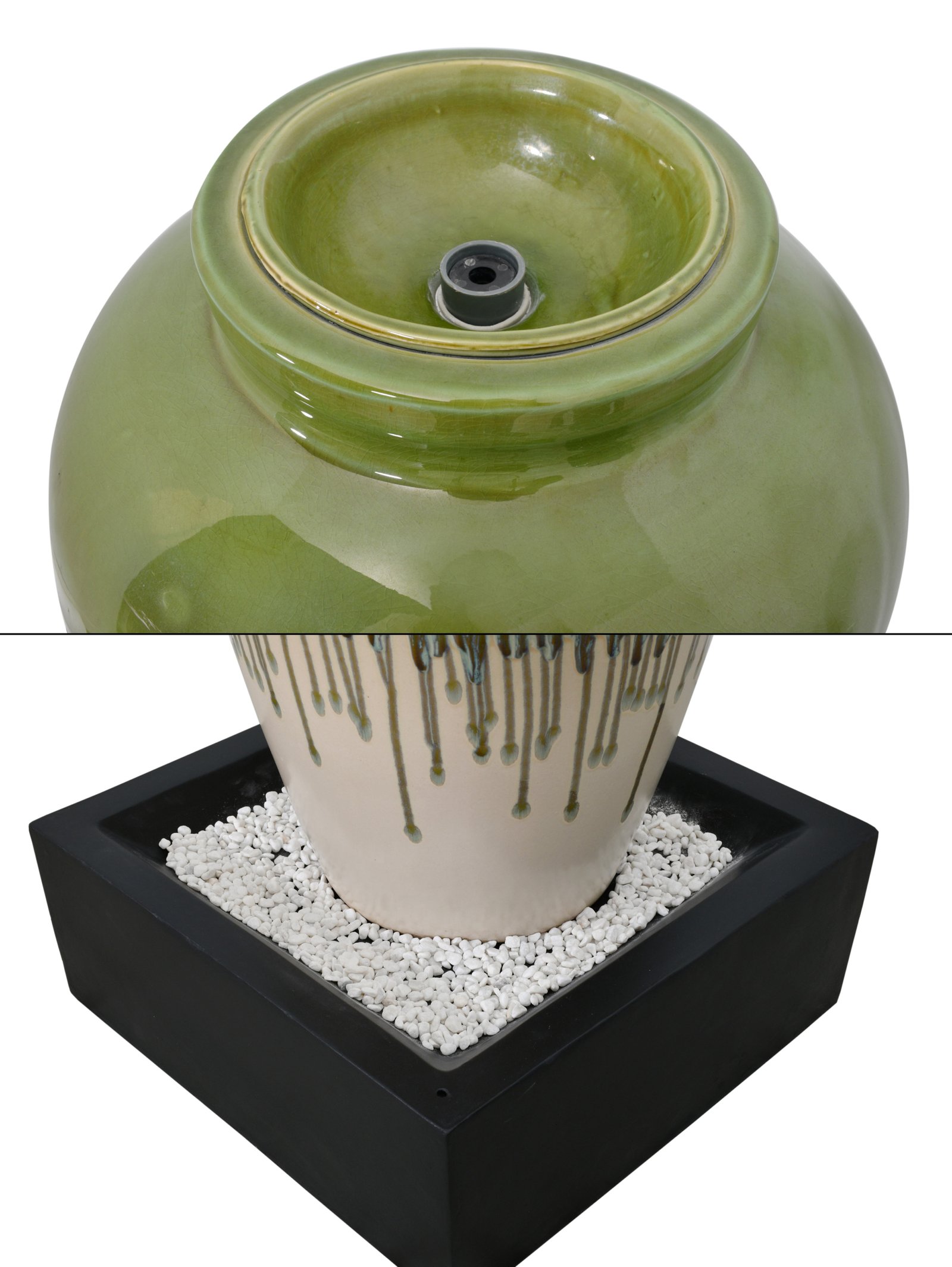 Bubbling Outdoor Garden Vase Fountain 45 inches - Image 4