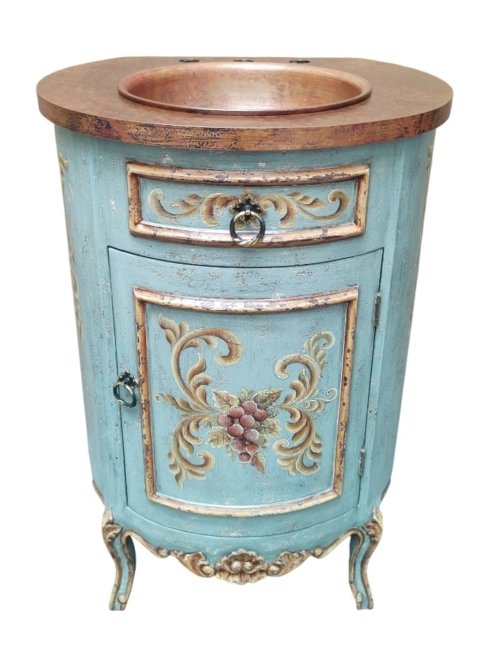 Lima Copper Vanity in Serena Finish