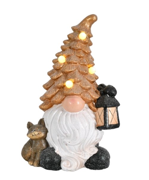 Twilight Gnome with Fox and Lantern