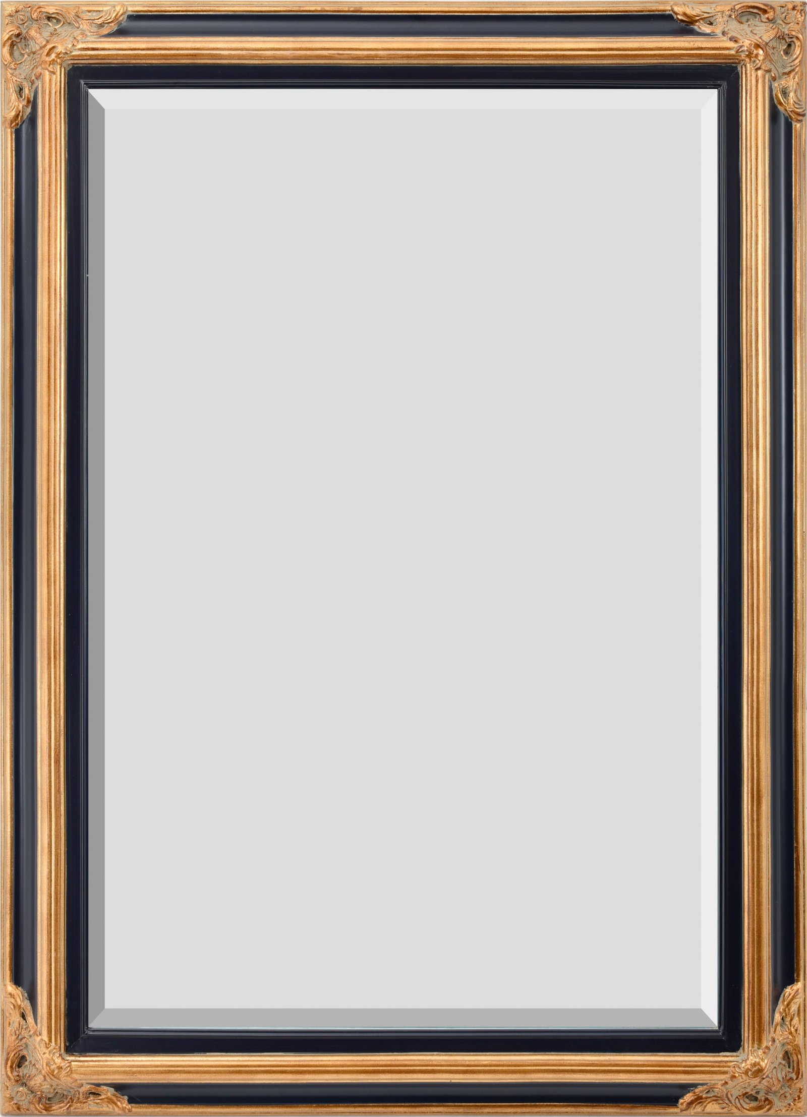 Mini Grand Victorian Mirror 24x36 Lapis with Gold