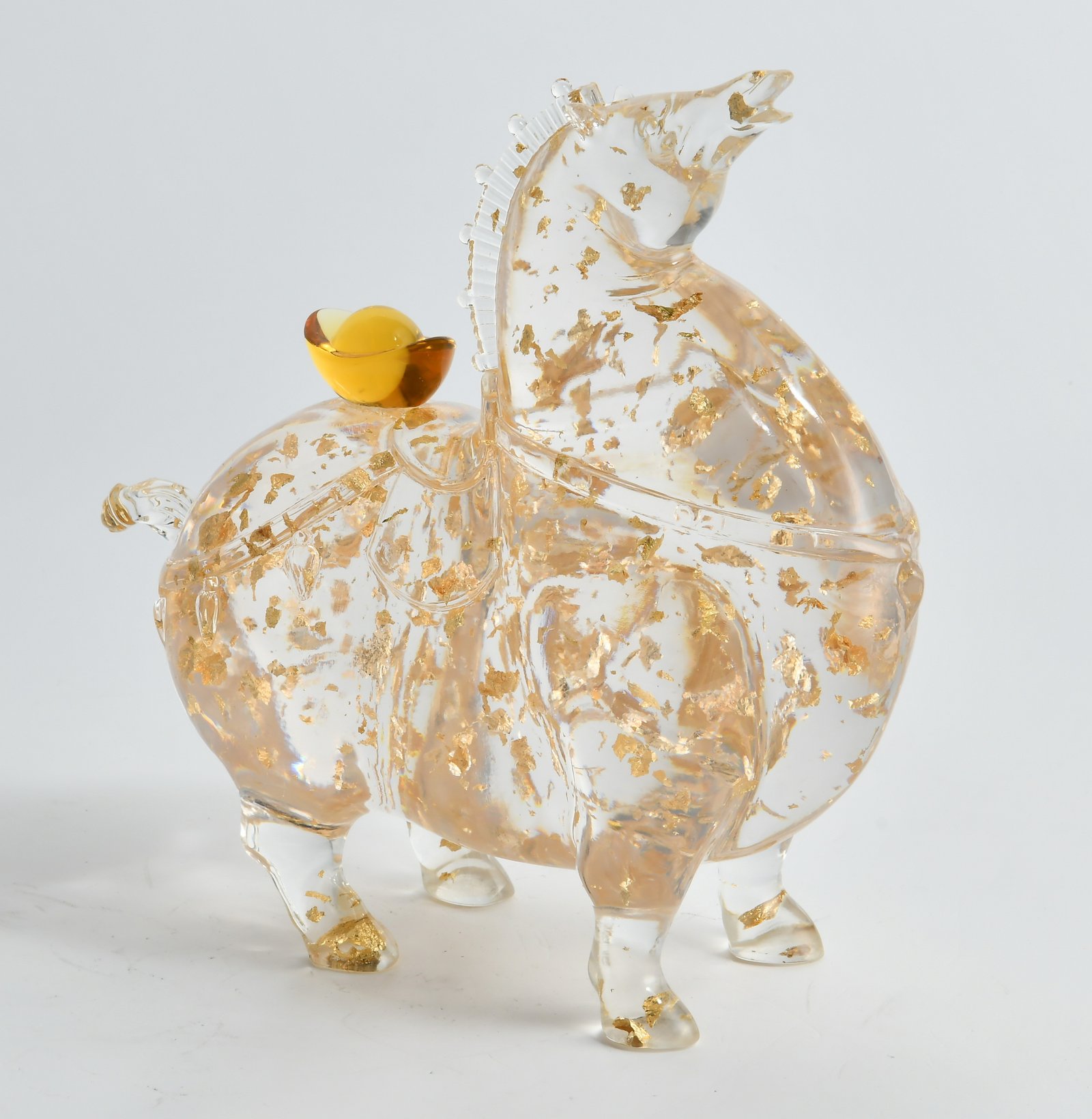 Golden Horse Sculpture - Image 2